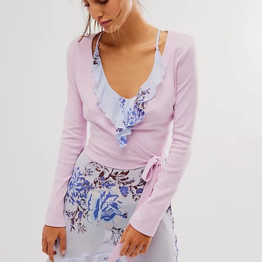Pink Wrap Top